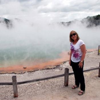 geothermal pools in Rotarua area