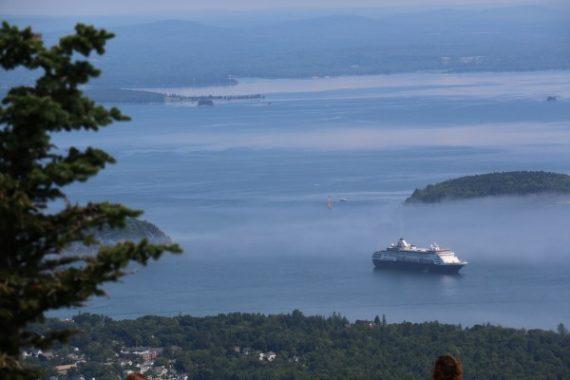 view from mount cadillac acadia