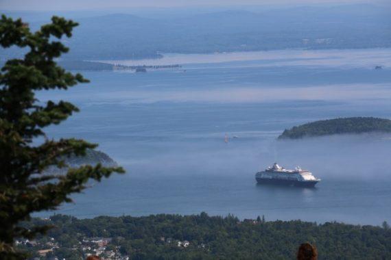 view from mount cadillac acadia